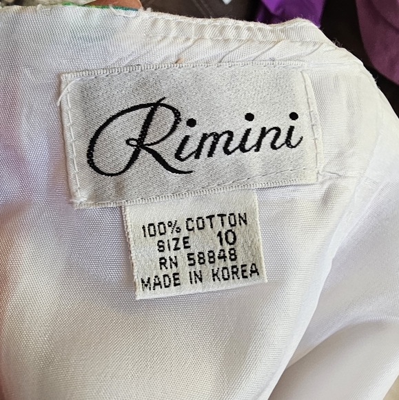 Nwt RIMINI 100% COTTON Sakowitz flower tea dress 10 - Picture 4 of 15